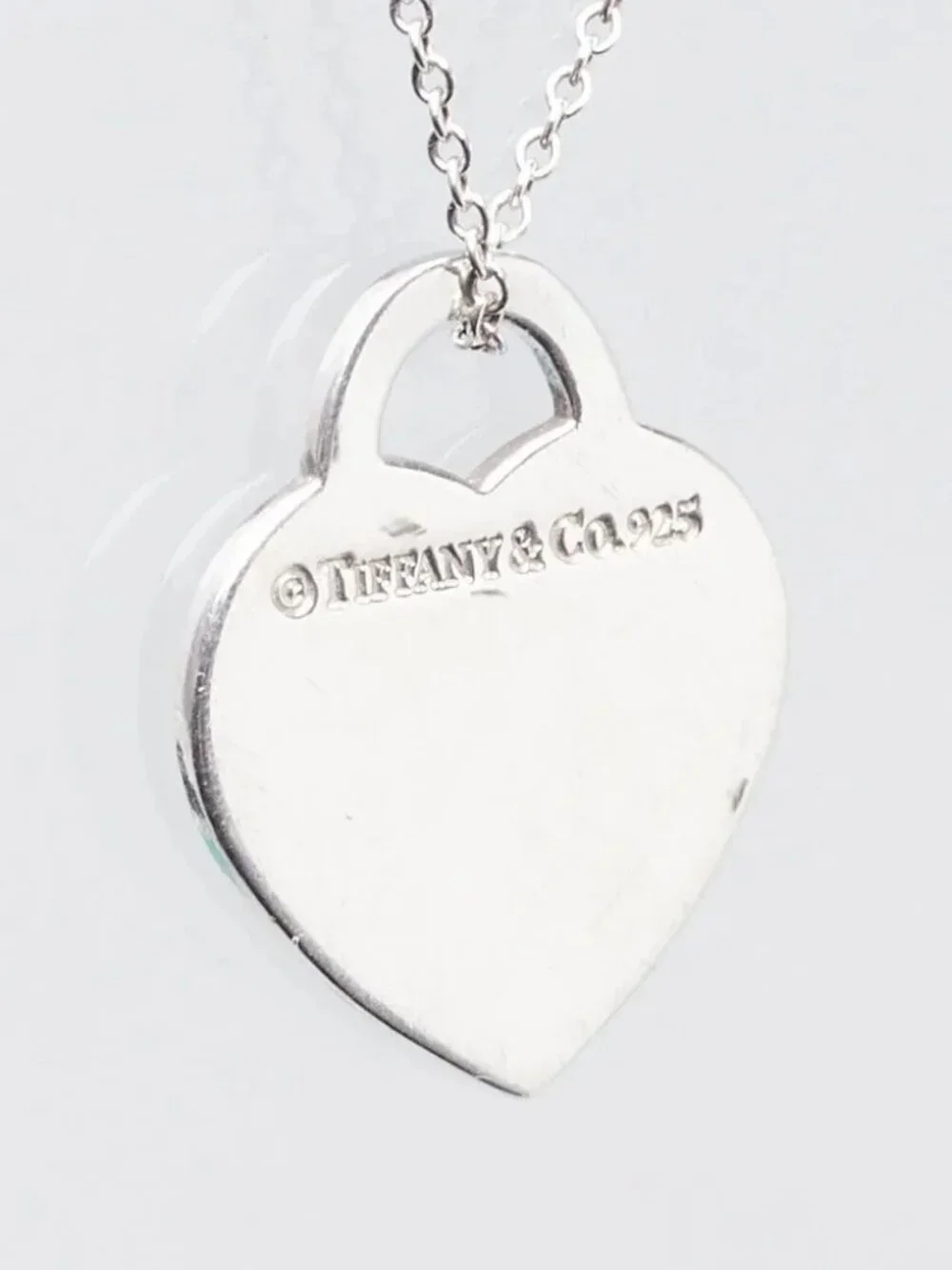 Tiffany & Co. Sterling Silver Return To Tiffany Heart Tag Pendant Necklace - Picture 3 of 7